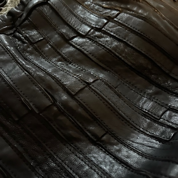 APC Black & Silver Studded Leather Bag - Picture 3 of 9